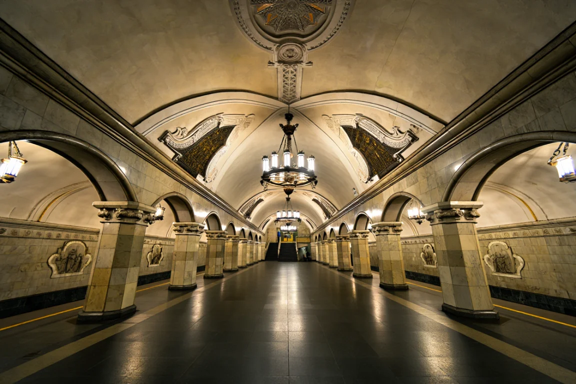 Фотосессия в метро Москвы