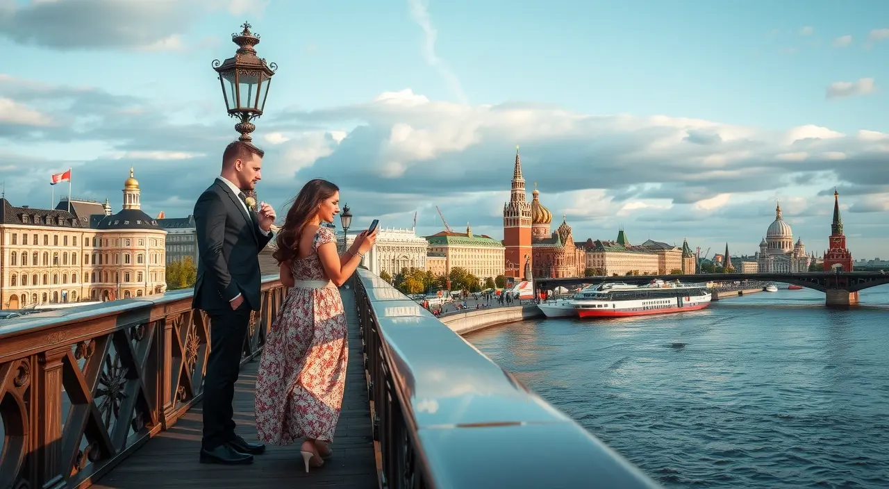 Андреевский мост и Большой Каменный мост