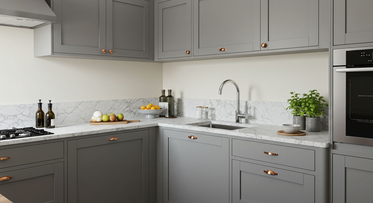 Элегантный дизайн угловой кухни