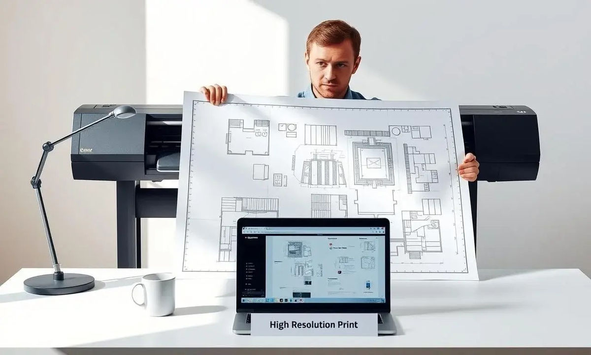Формат и разрешение печати плоттера