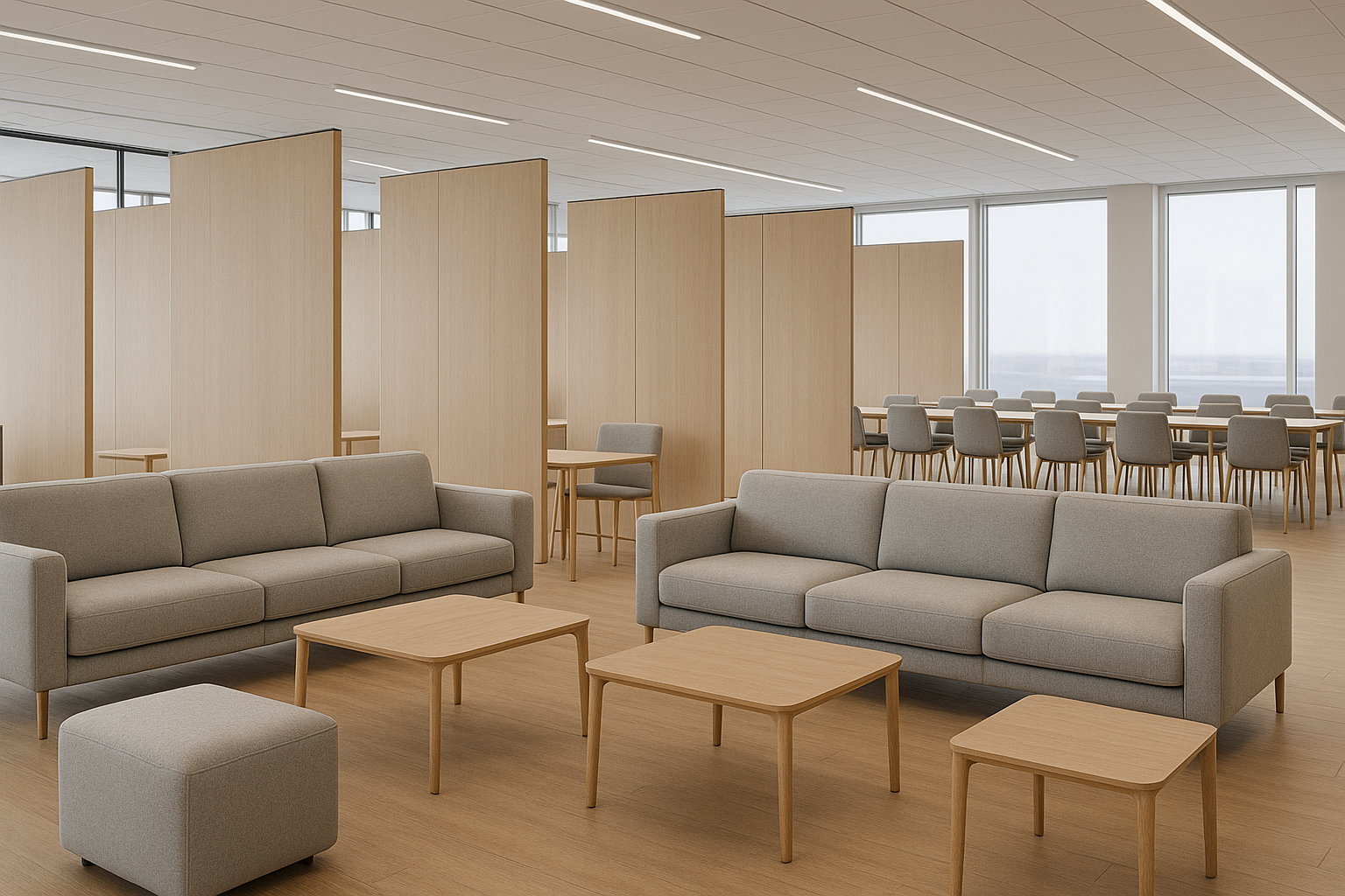 Модульная мебель для трансформируемого пространства на мероприятии