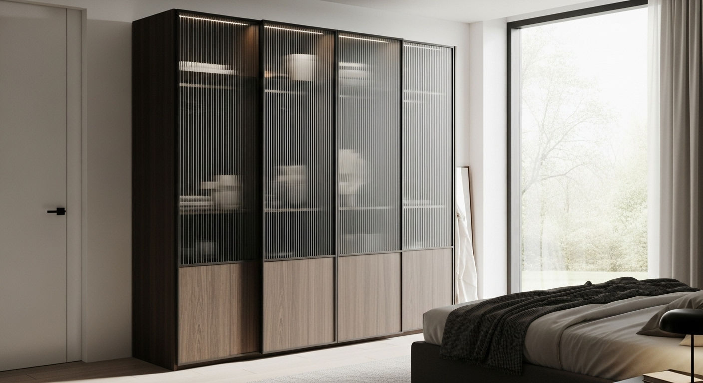 Новый шкаф-купе вдоль стенки