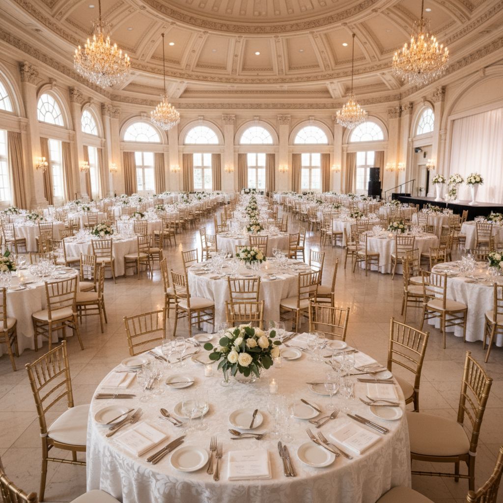 Менеджер консультирует клиента по вопросам аренды столов и стульев для банкета в Москве.