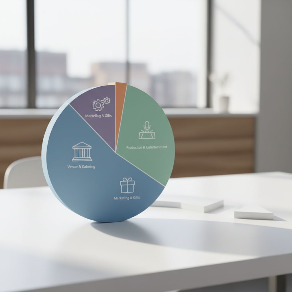 Инфографика, наглядно показывающая, из чего складывается итоговая стоимость аренды шатра для мероприятия.