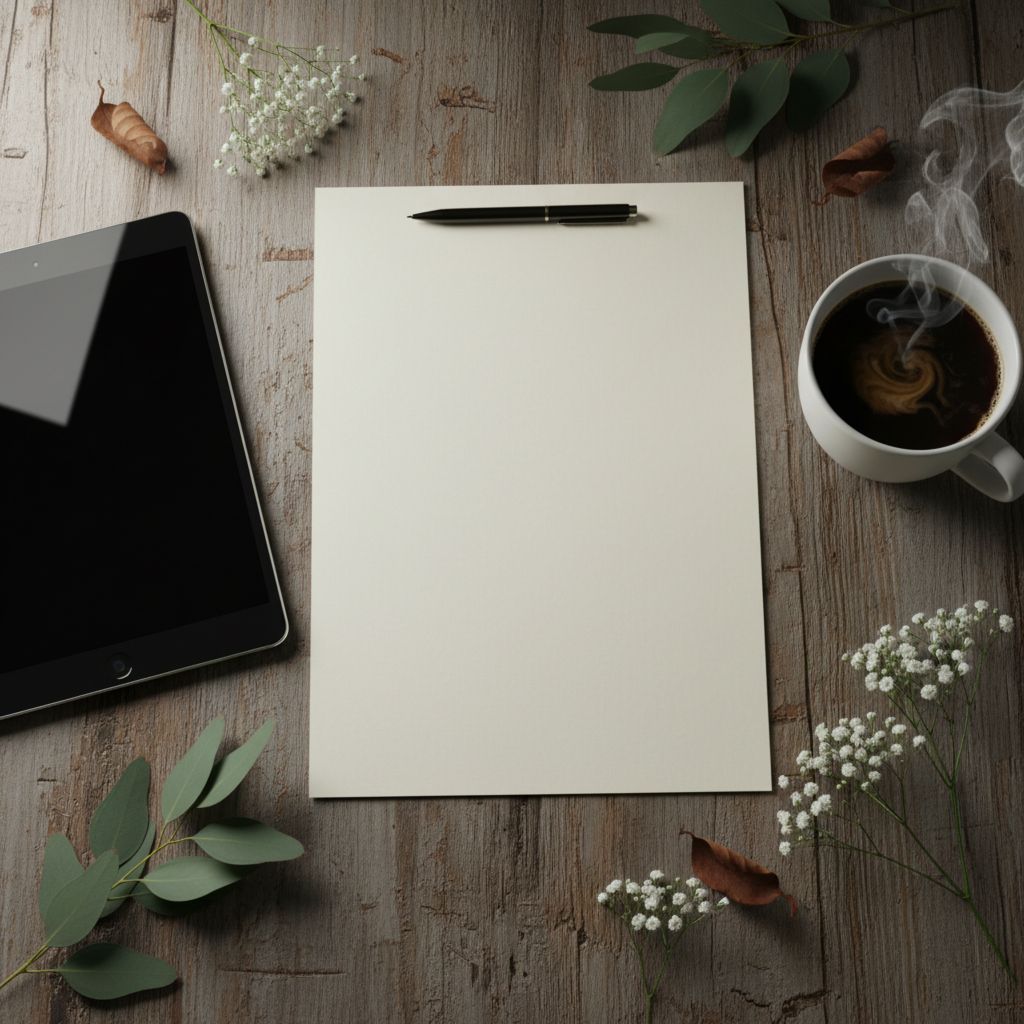 Полный чек-лист организатора по аренде шатра, наглядно представленный на планшете на рабочем столе.