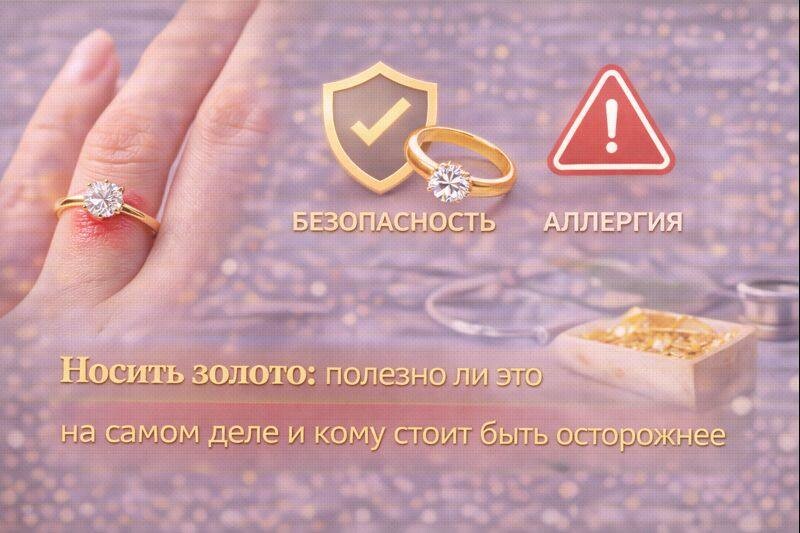 Носить золото: полезно ли это на самом деле и кому стоит быть осторожнее